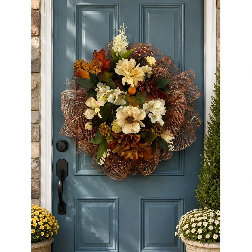 Handmade autumn floral